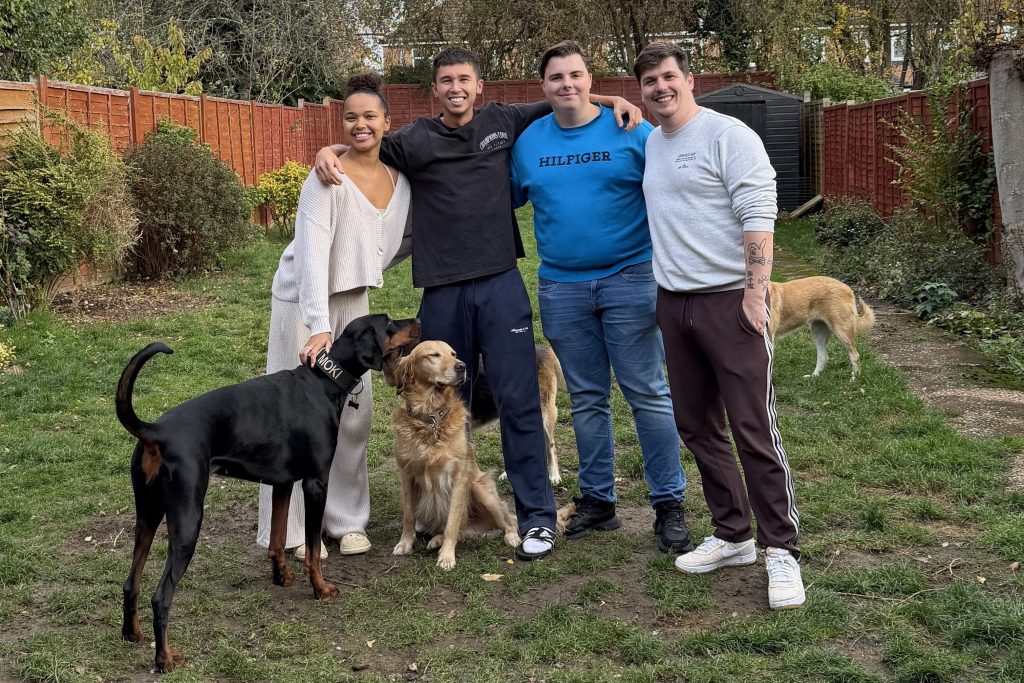 The Golden Kobe Family dog rescue team