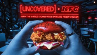 Image: Into the ndsıpǝ poʍu with Hawkins Fried Chicken – KFC meets Netflix’s Stranger Things (Uncovered for KFC)
